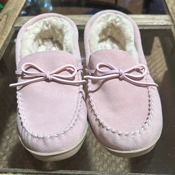 My Slippers Suede Moccasin Slippers - Picture 1 of 7